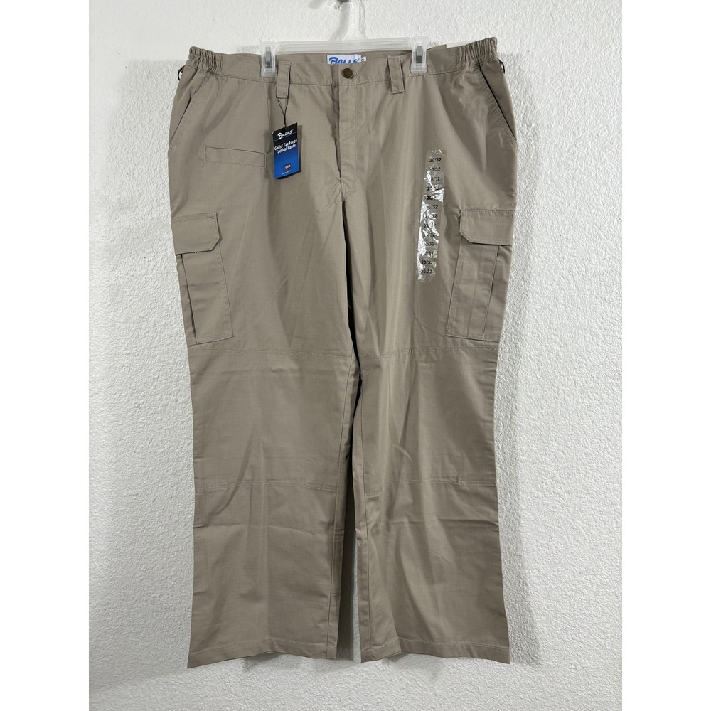 Galls Tac Force Tactical Pants Womens 20/32 Khaki Ripstop Cargo Work TT846‎